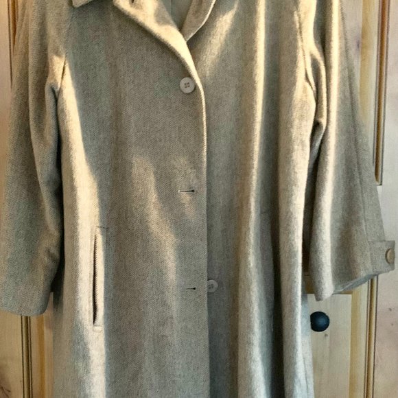 *VINTAGE* JONES NEW YORK CASHMERE COAT - Picture 4 of 5